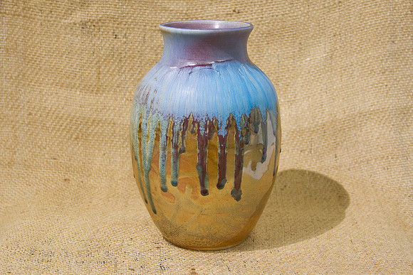 B Paul Laverty_Vase Multi Color 11 x 7, $180