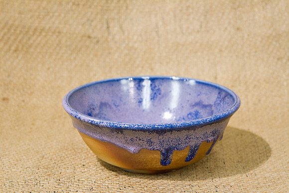 F Paul Laverty_Bowl lavendar brown, 3 x 7.75, $45