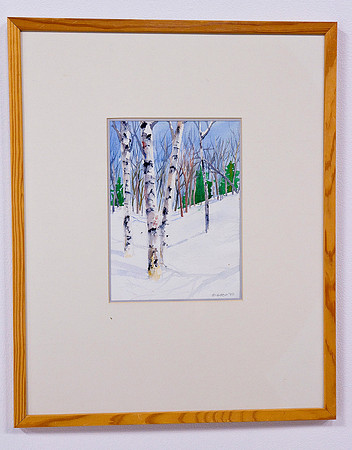GBG_Melissa Fouse_Birch Trees_Bill Szabo_21x17 framed