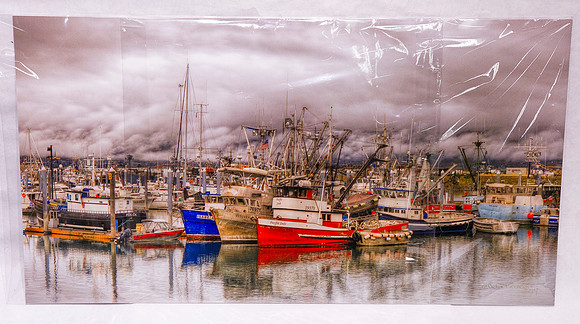 Deb Larson_14x30_Sea Ships_$225_